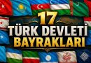 17 Türk Devletinin Bayrakları
