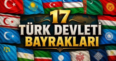 17 Türk Devletinin Bayrakları